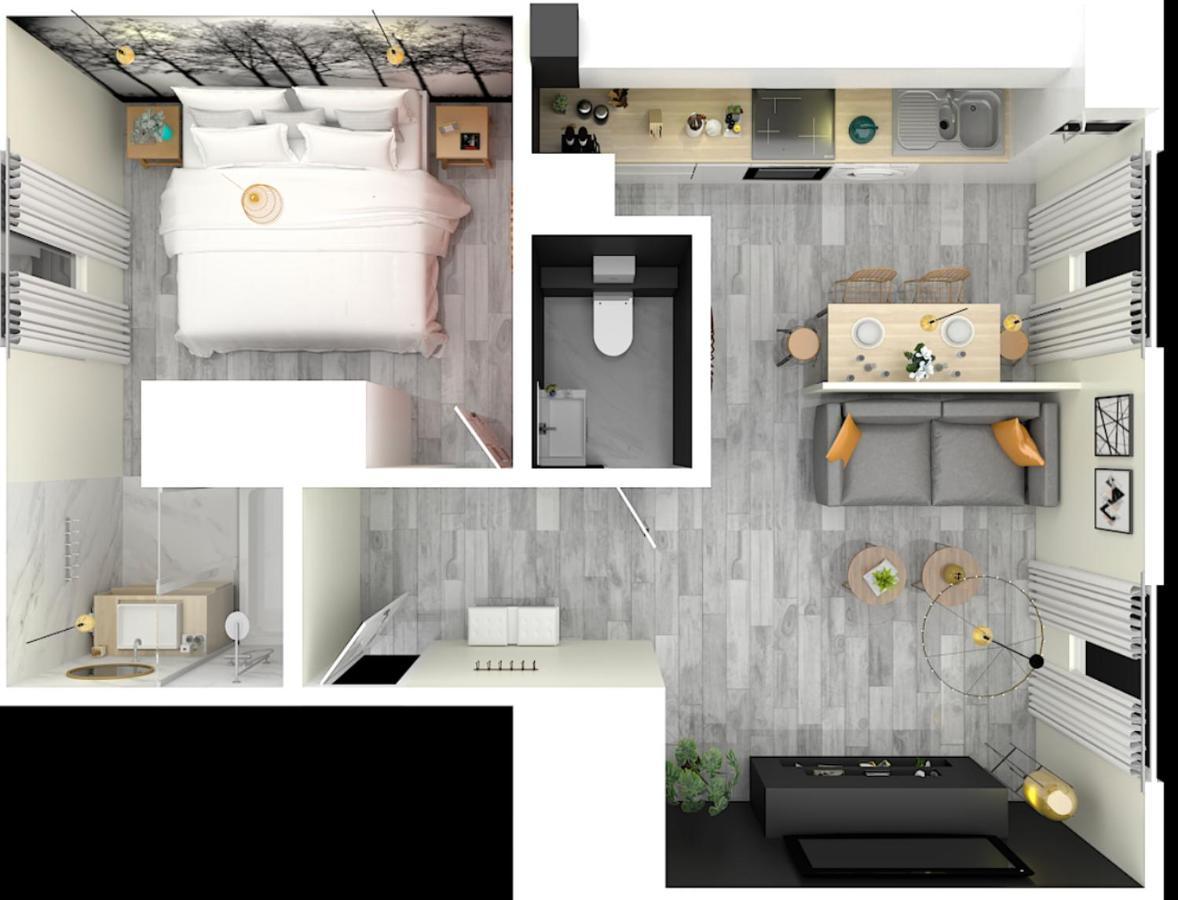 Appartement La Madeleine Lorient Bagian luar foto
